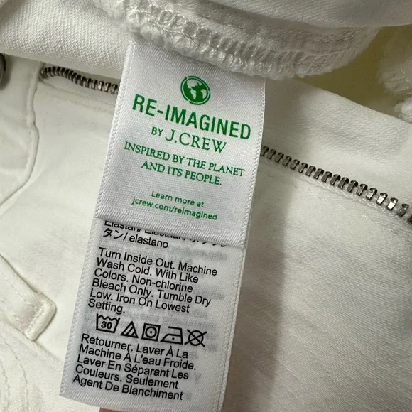 Women’s J Crew white jeans size 30 - Picture 4 of 4